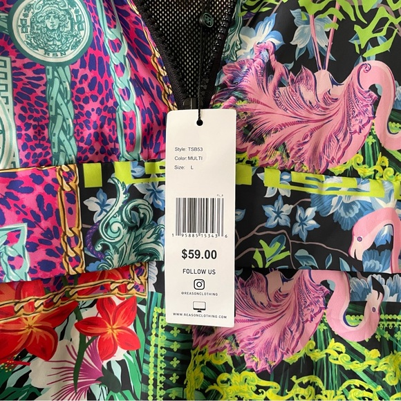 NWT Reason Clothing Windbreaker Jacket (Men’s L) - Picture 3 of 7